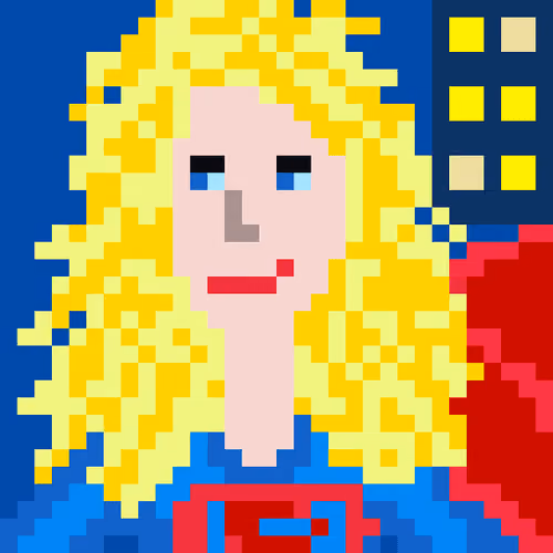 PixelPeople #028 : Superhero02
