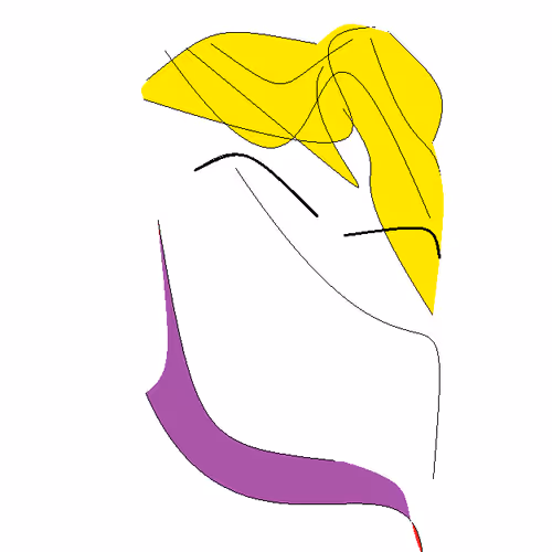 purple smile