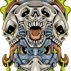 Skull Monster Eagle