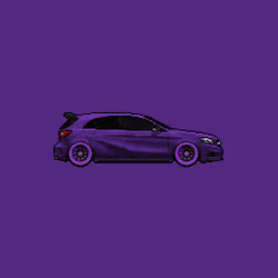 PURPLE A45 AMG