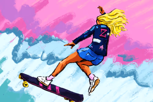 LitNFT #12: I Wanna Be a Skater Girl by Lizette Roman-Johnston