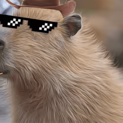 Capybara cowboy