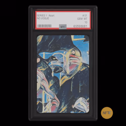 NFT.CARDS : SERIES 1 : #aiart : #01 : NO VOGUE