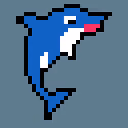Pixel Dolphins by JC #18