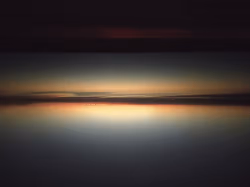 sunset on the road