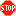 Stop road sign 16pix
