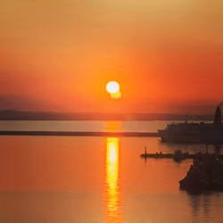 Sunset at the Harbour
