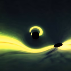 Black Holes Dance #ddbb44