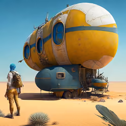 5396 'SUR Real Estate' Desert Blimps & Housing