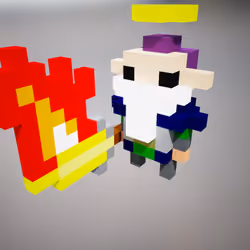 Pixelior Firesword Angel