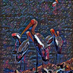 Painted Stork #9