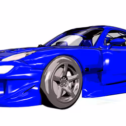 #72 - Mazda RX7 - NFT digital art piece