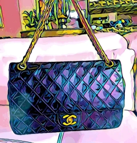 CC Caviar Double Flap 2
