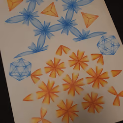 Dueling geometric colors