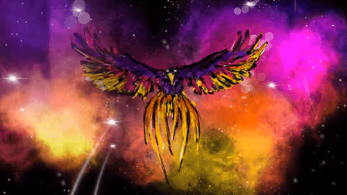 Cyber Phoenix Galaxy