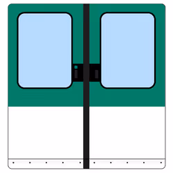 Paris M8 Metro door