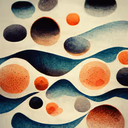 Abstract water spots pattern #002