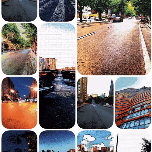 Click "Travel Link" in the description and travel through my art