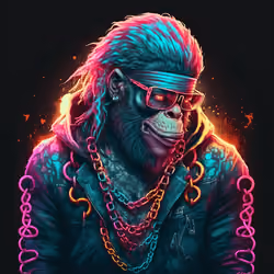 Neon Version Bored Ape