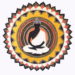 Dwell into the peace of Budha.