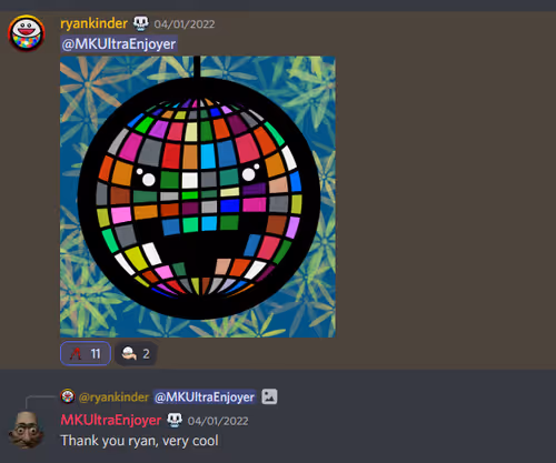 Disco Ball Proof of Ownership