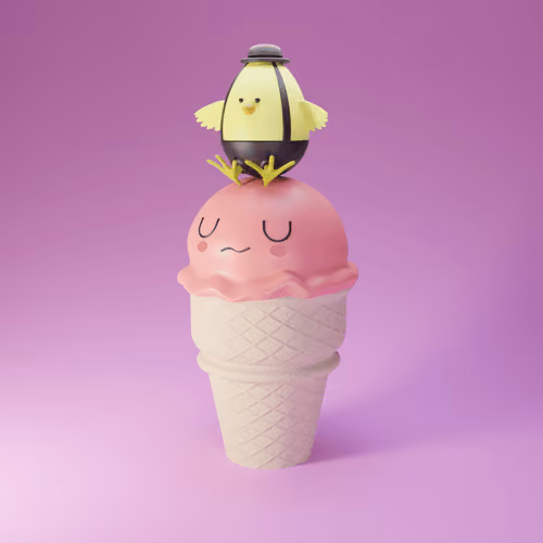 Cute Ice Cream 0106 Big Boy