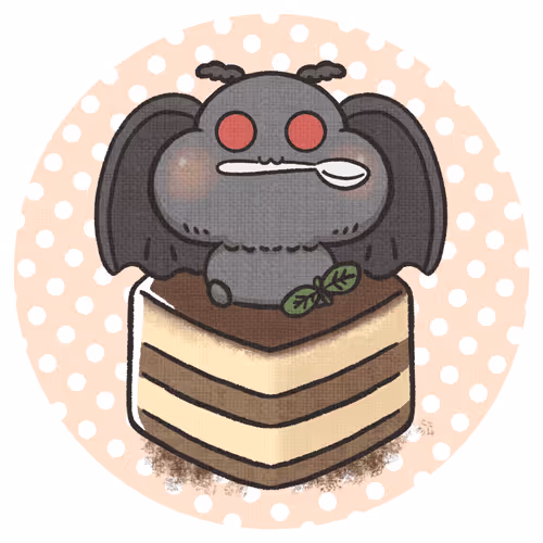S5 026 Mochi Mothman on the Tiramisu