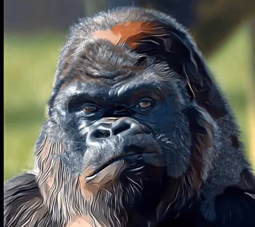 Silverback Deep in Thought