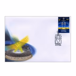 Envelope with UEFA Final 2018 stamp