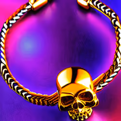 Halloween Skull Bracelet #047