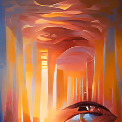 These eyes, great eyes, eternal in their blaze