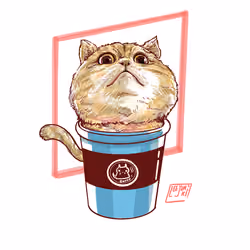 004 cat coffee