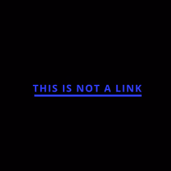 This is not a link