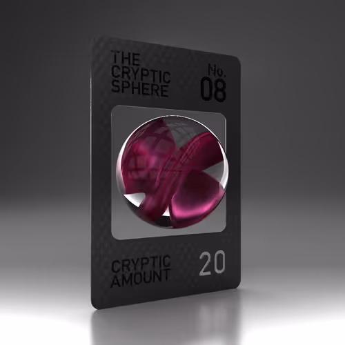 The Cryptic Sphere, Animated Trading Card No. 08