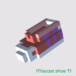 Miscast shoe T1