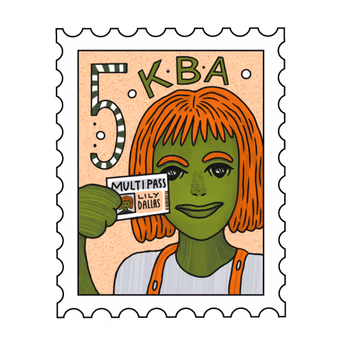 Lilu Frog Stamp