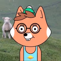 Bored Fox #3 - Sheep Fox