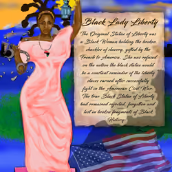 Black Lady Liberty #691