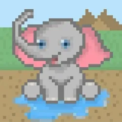 Pixel Animal #003 - Eddie Elephant