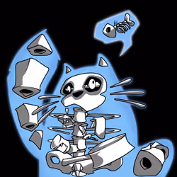 Skeleton Cat