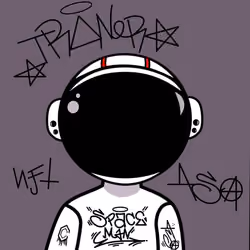 COSMONAUT GRAFFITI