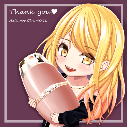Nail Art Girl #001mini