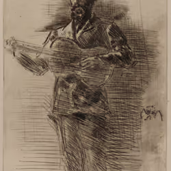 The Guitar Player (M.W. Ridley) F1889.26