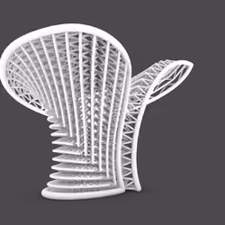 Fluid Cage - Vase - 3d Model