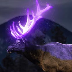 Glowing deer #2