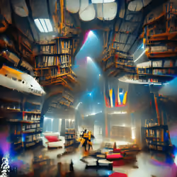 If I Was in the Place That I Wanted to Be Most, the Space Library