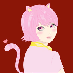 nekoze girl  pink#00