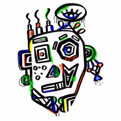 Modern abstract people #4