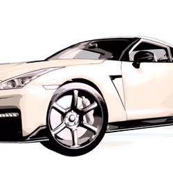 #73 - Nissan GTR Nismo - NFT digital art piece