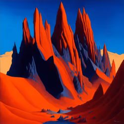 Towering Alien Mountains #2
